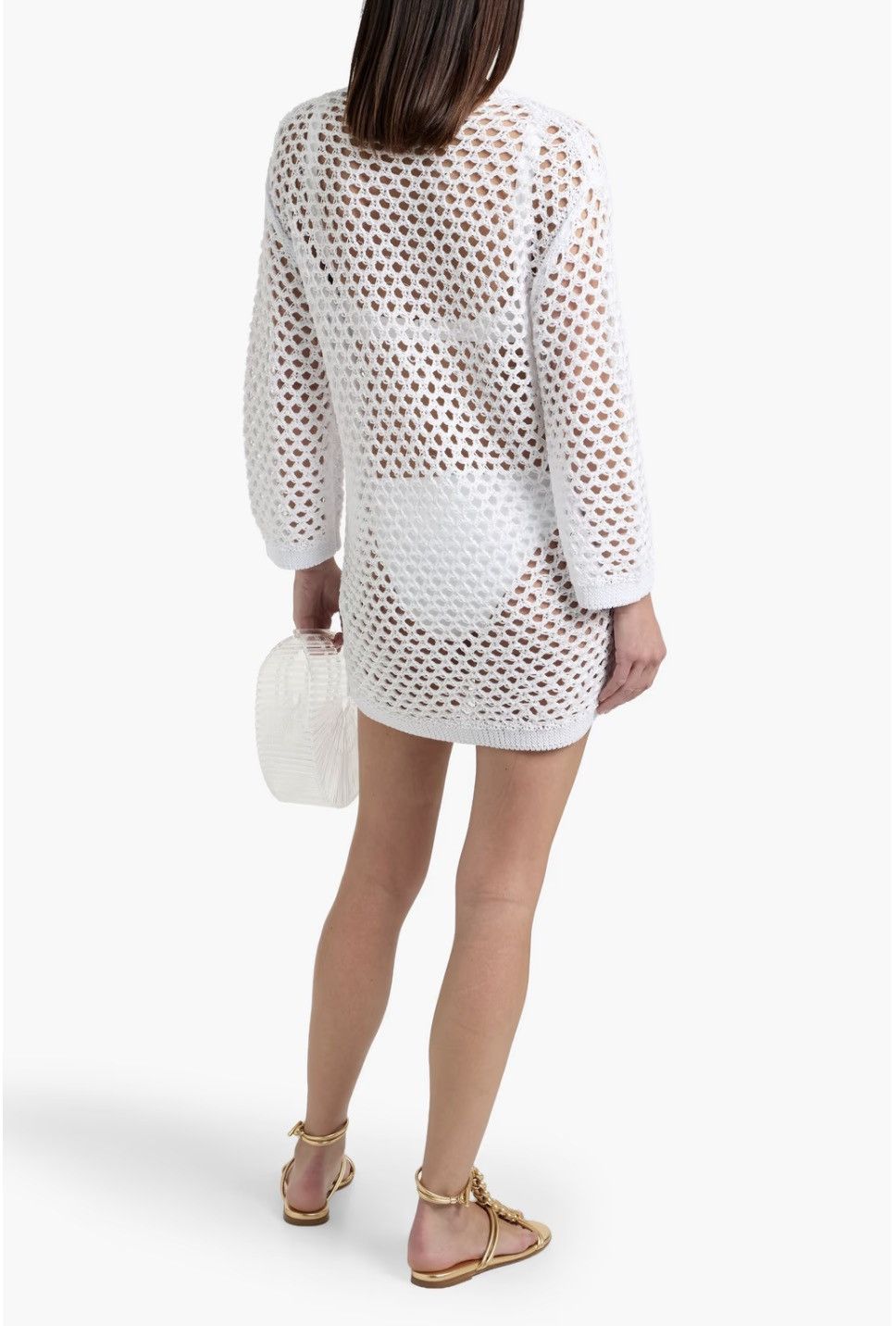 Valentino Valentino Garavani crochet beach coverup dress size S Size S / US 4 / IT 40 - 3 Thumbnail