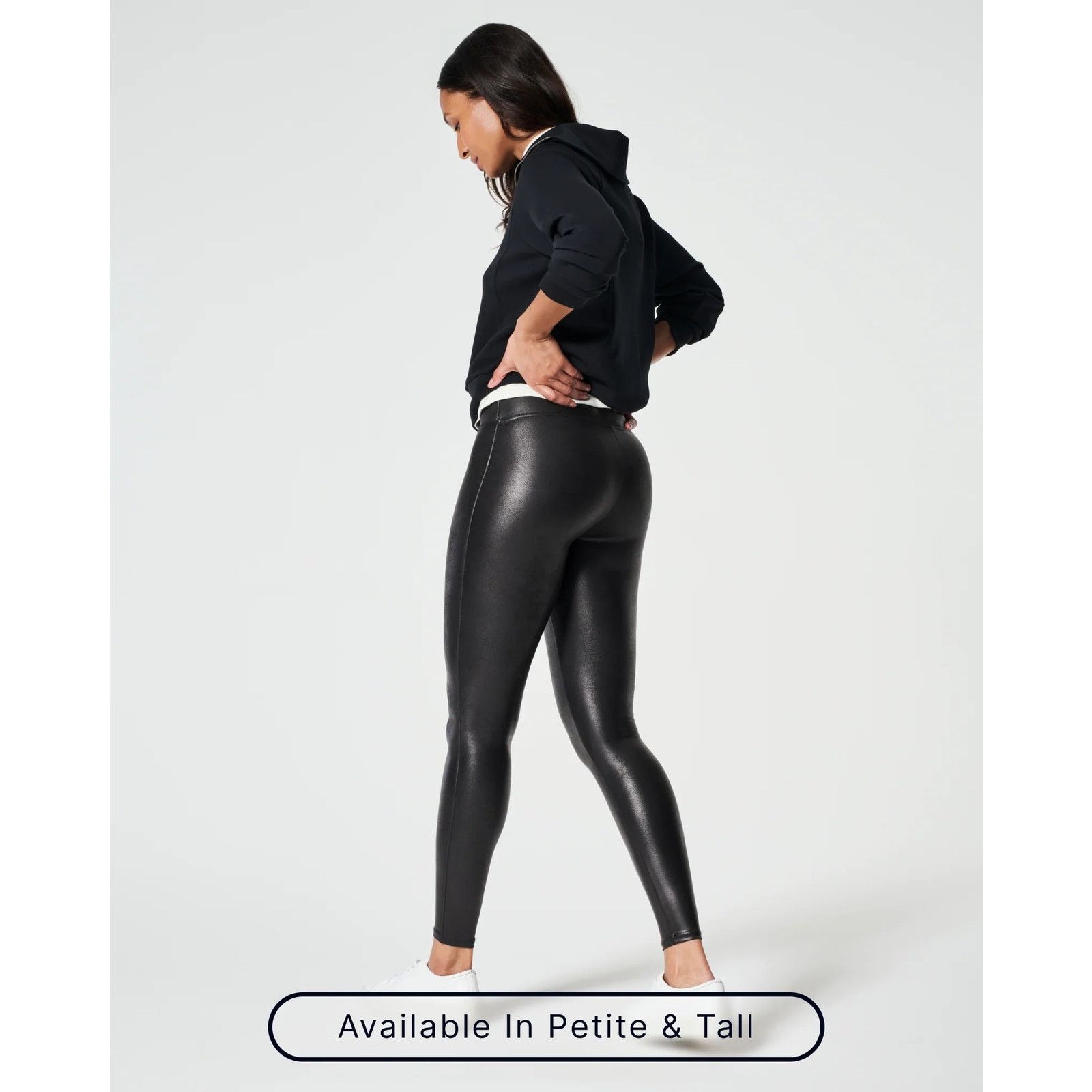 Spanx SPANX SPANXshape Faux Leather Leggings Black Womens Large Size 34" / US 12 / IT 48 - 8 Thumbnail