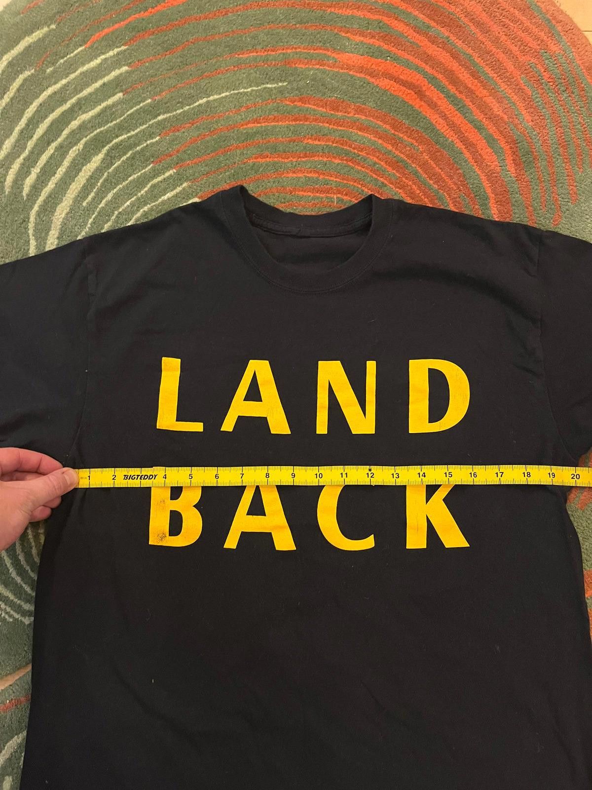 Other Black 'LAND BACK' Graphic T-Shirt, Men's Short Sleeve Medium Size US M / EU 48-50 / 2 - 2 Thumbnail