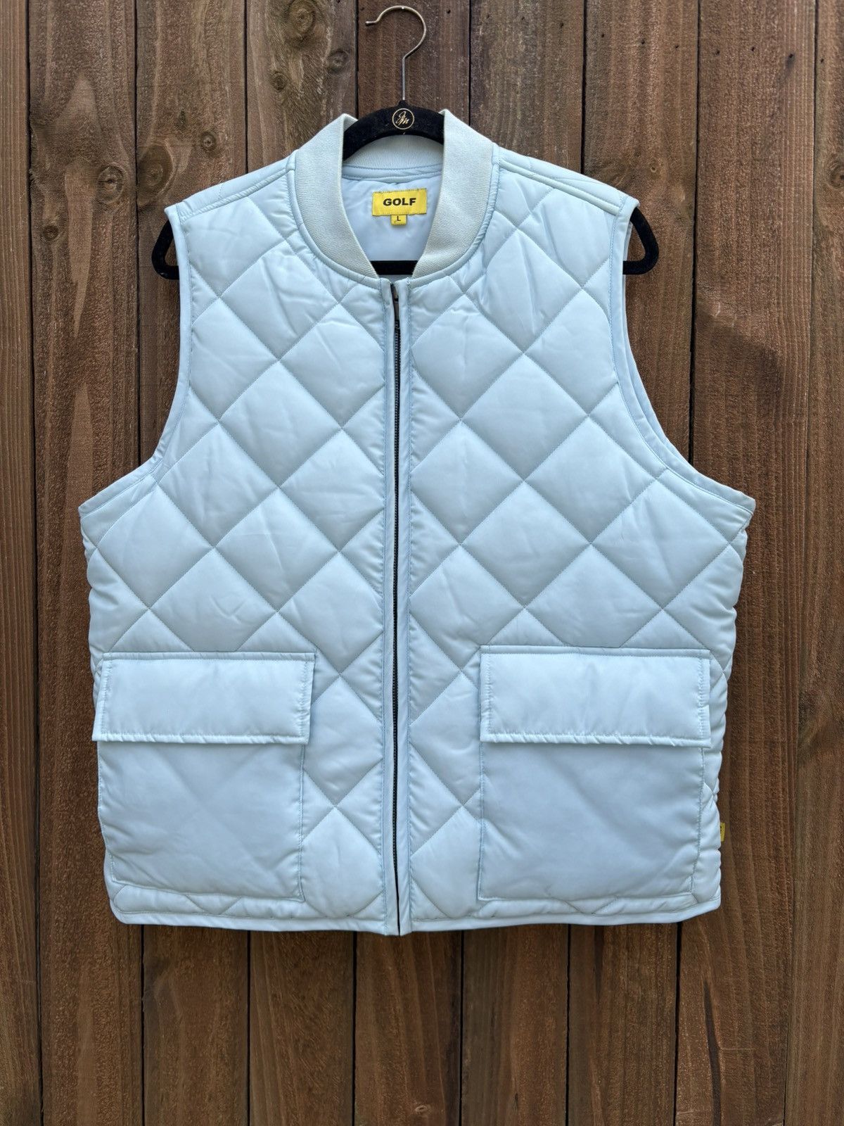 Diamond Quilted Vest Black - fall/winter 2023 - Golf Wang