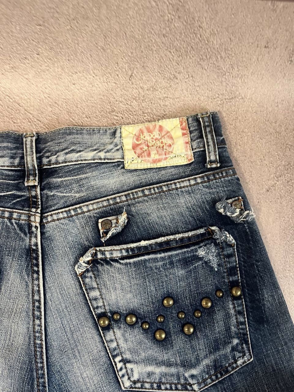 Hysteric Glamour × If Six Was Nine Dirty pants Faded Crash denim thrashed y2k distressed jeans Size US 32 / EU 48 - 6 Thumbnail