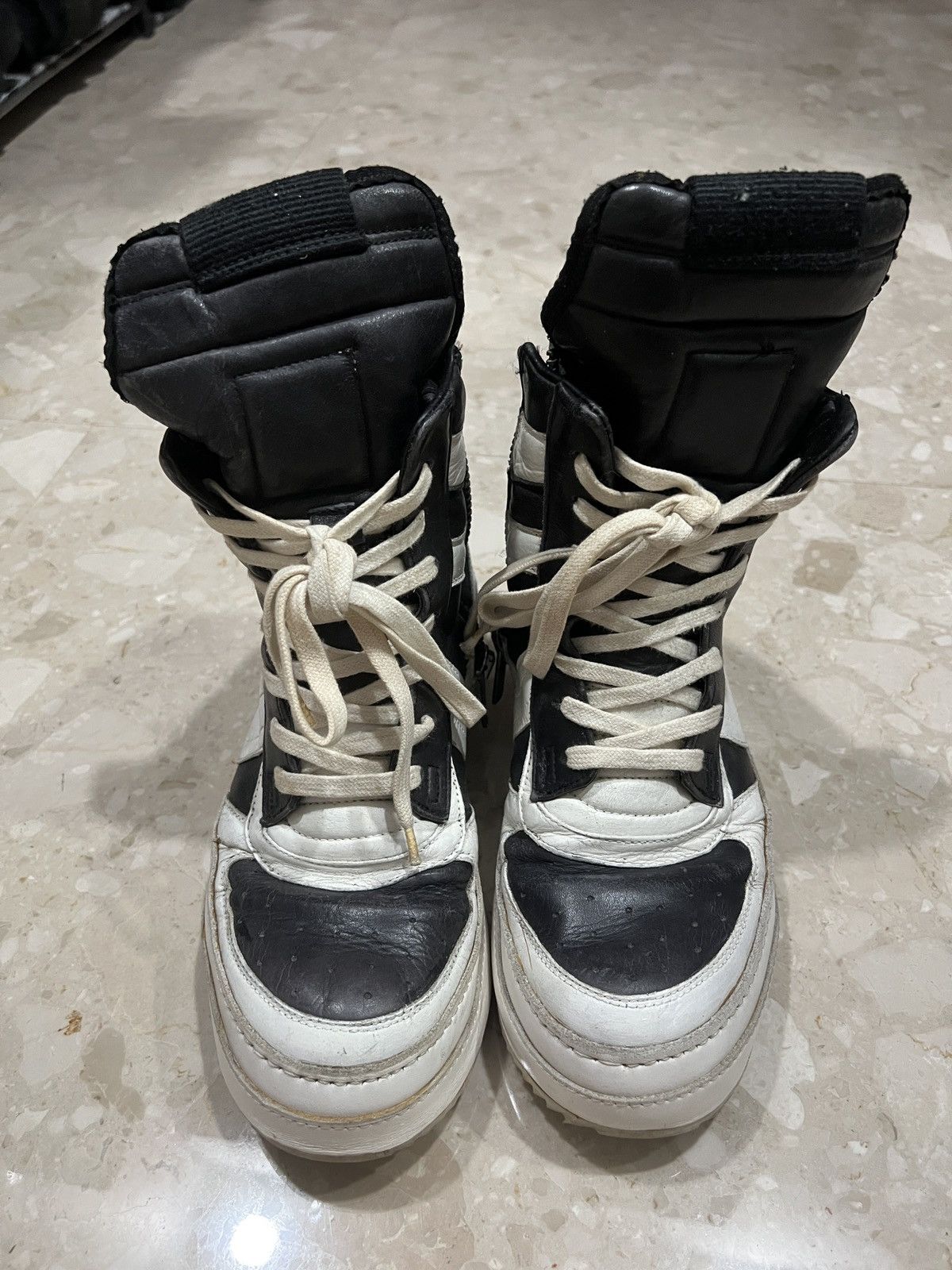Rick Owens RO Oreo Dunks Size US 8 / EU 41 - 14 Thumbnail
