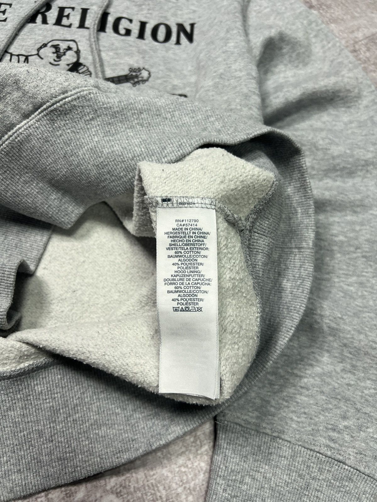 True Religion Vintage True Religion Hoodie Big Logo Size L Size US L / EU 52-54 / 3 - 6 Thumbnail