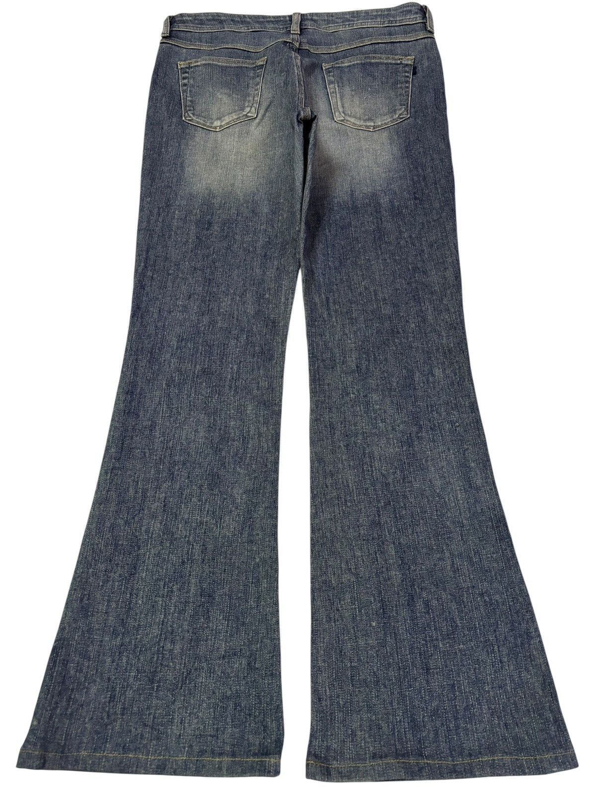 Japanese Brand Vtg Y2k SQJ by Bobson Japan Flared Jeans Size US 32 / EU 48 - 2 Thumbnail