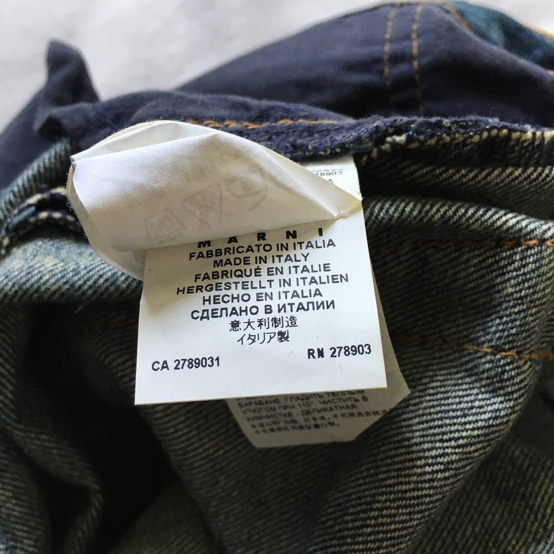 Marni Marni denim edition cropped jean polkadot Size 25" / US 0 / IT 36 - 4 Thumbnail
