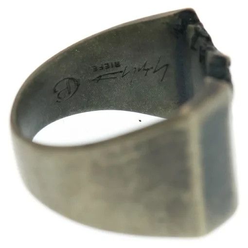 Yohji Yamamoto Yohji Yamamoto 24SS BY RIEFE onyx ring HS-A70-957 Size ONE SIZE - 4 Thumbnail