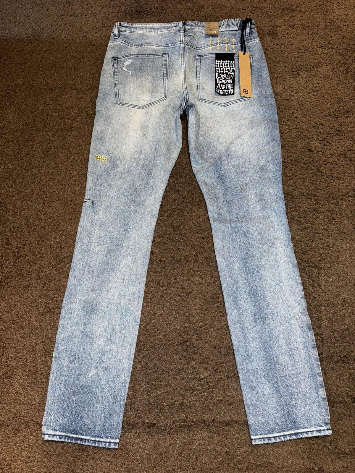 Ksubi Ksubi Chitch Spray out Yellow Jeans Size US 34 / EU 50 - 2 Thumbnail