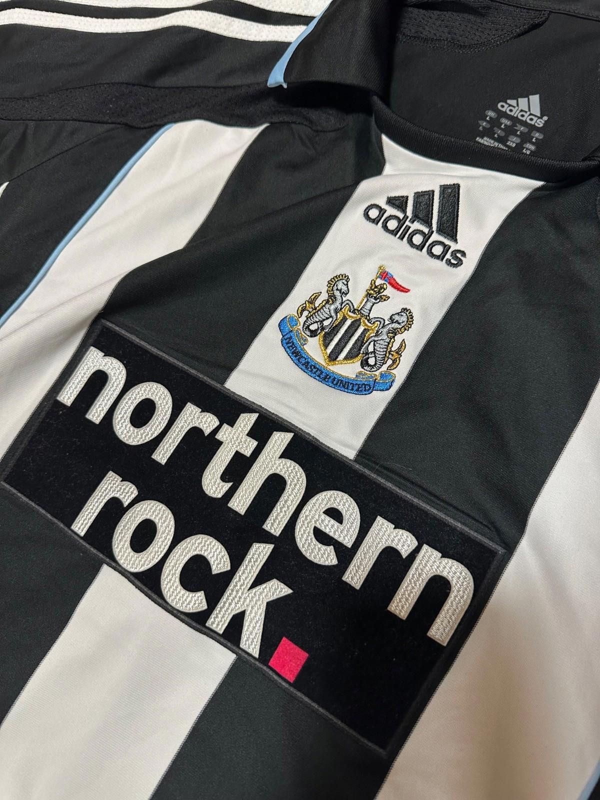 Adidas Milner #16 Newcastle United 2007/09 Soccer Jersey Football Size US L / EU 52-54 / 3 - 5 Thumbnail