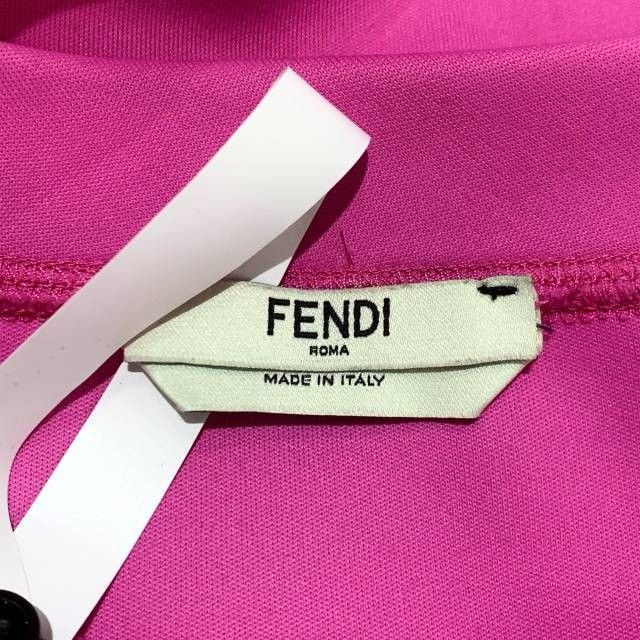 Fendi Fendi Womens Pink Monster Eyes Sweatshirt Round Neck Long Sl Size M / US 6-8 / IT 42-44 - 2 Thumbnail