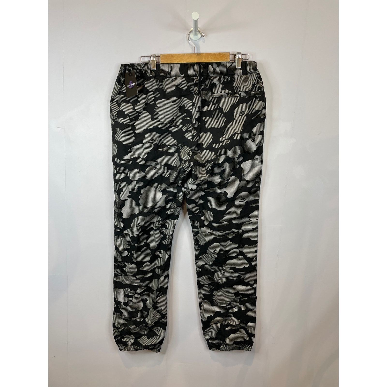 Bape BAPE Mono Black & Silver Camo Track Pants Size US 36 / EU 52 - 3 Thumbnail