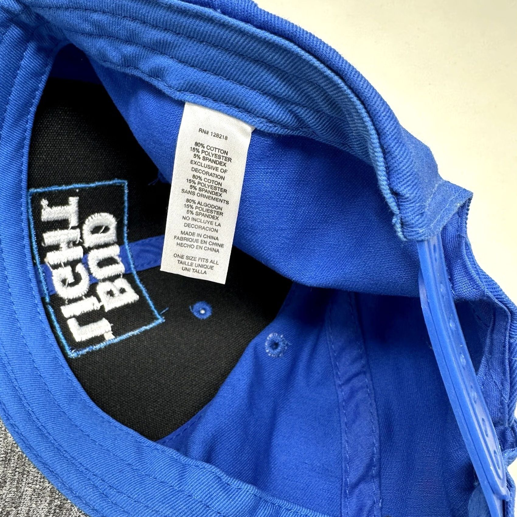 Vintage Bud Light Football Hat Adult Snapback Blue Gray Solid Beer Cap Cotton Adjustable Mens Size ONE SIZE - 7 Thumbnail