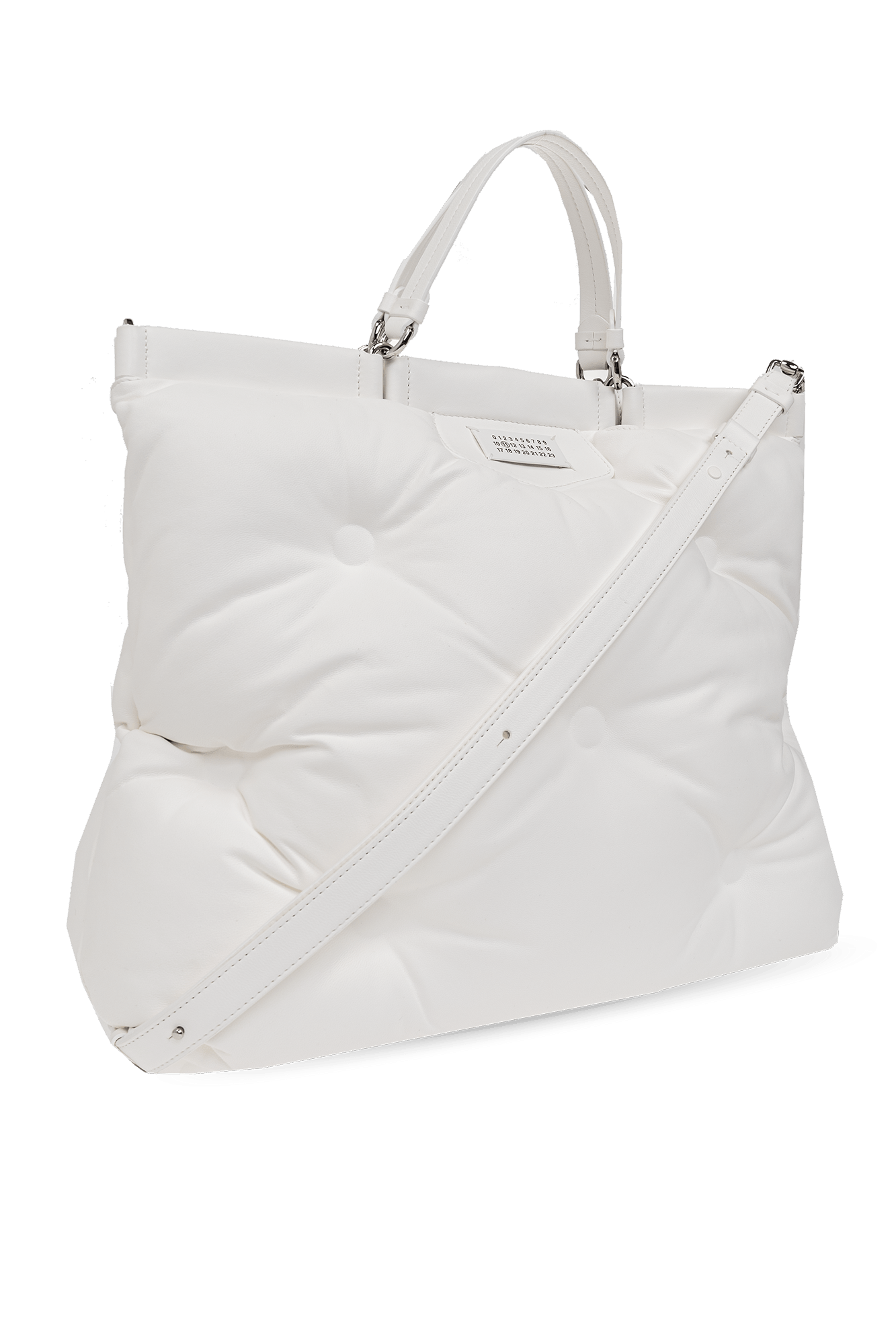 Maison Margiela o1w1db10825 Size: OS / Glam Slam Shopper Large Bag Bag White Size ONE SIZE - 4 Thumbnail