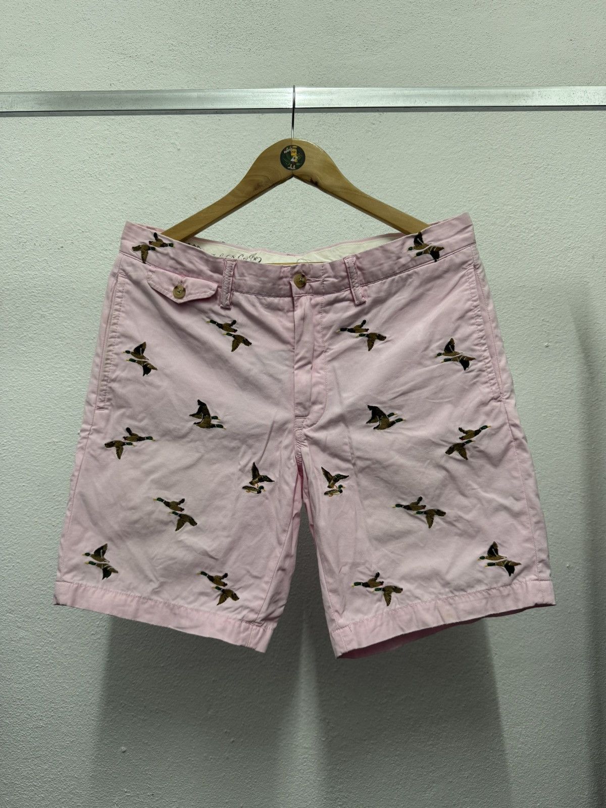 Polo Ralph Lauren × Vintage Polo Ralph Lauren Embroidery Duck Shorts Size US 32 / EU 48 - 1 Thumbnail