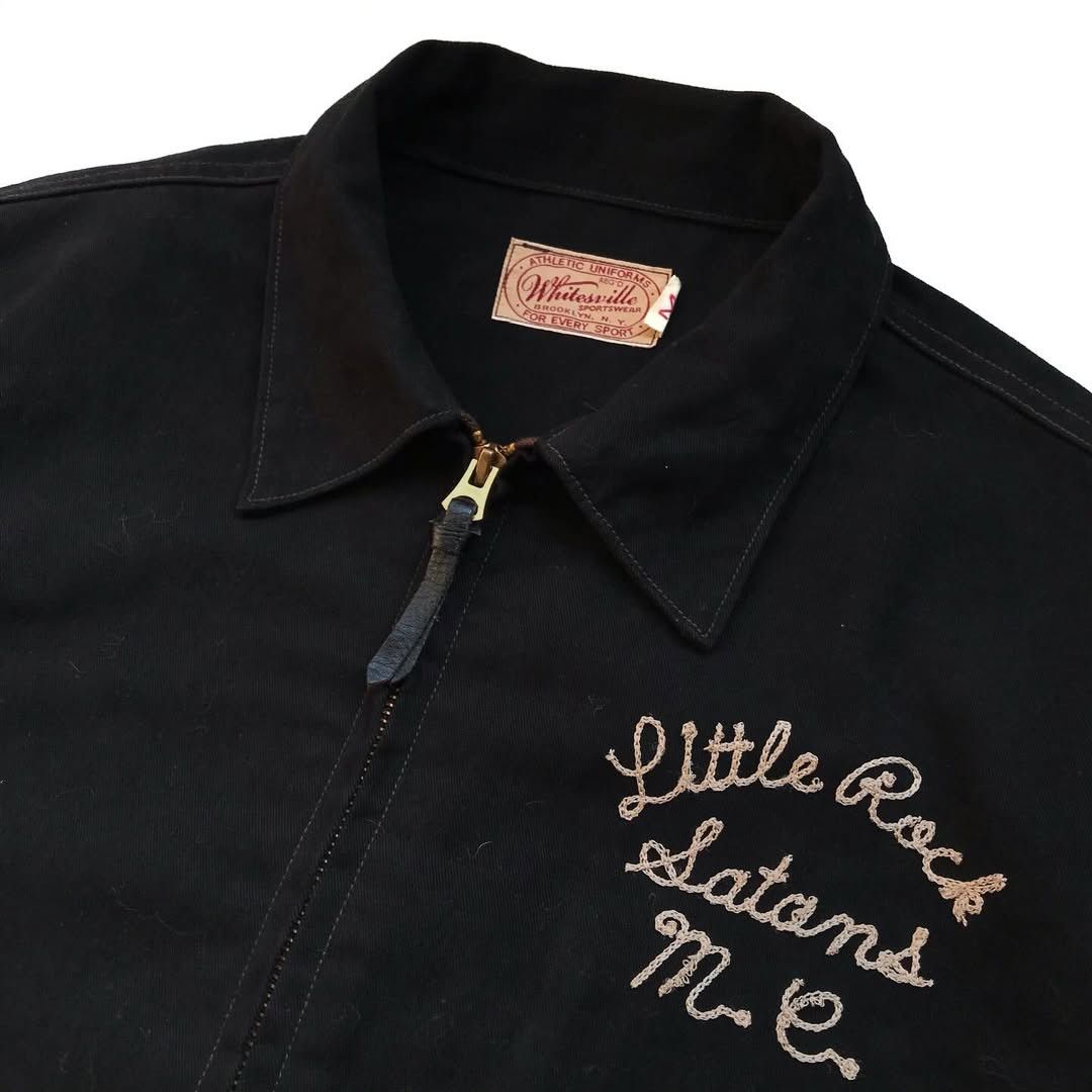 Japanese Brand Whitesville "Little Rock Satans MC" Work Jacket. Size US M / EU 48-50 / 2 - 3 Thumbnail