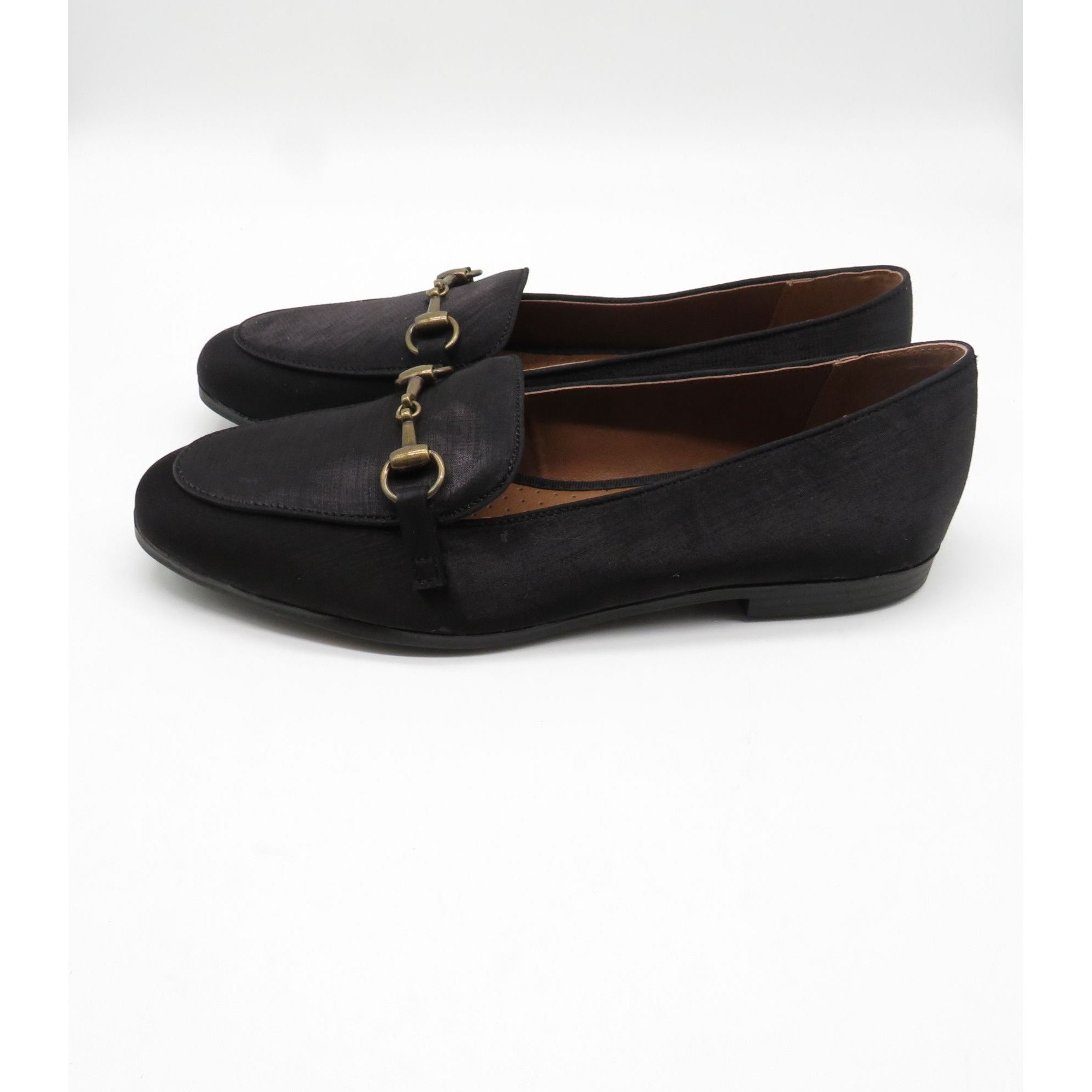 Other White Mountain Nooks Black Shimmer Horsebit Loafers Women's Size US 9.5 / IT 39.5 - 4 Thumbnail