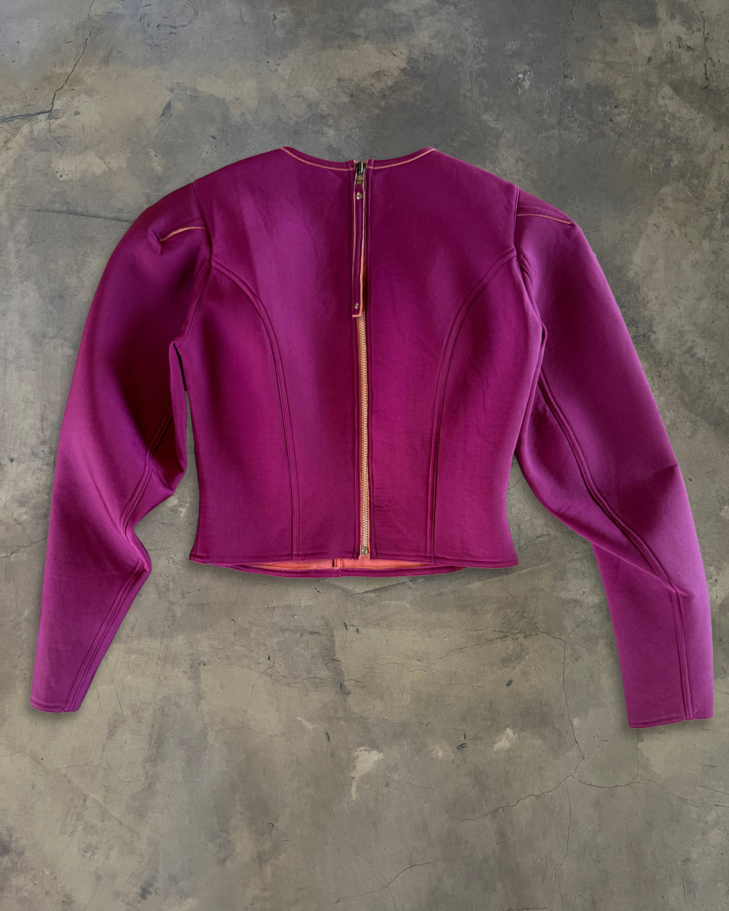 Jean Paul Gaultier JEAN PAUL GAULTIER AW1995 NEOPRENE JACKET Size S / US 4 / IT 40 - 2 Thumbnail