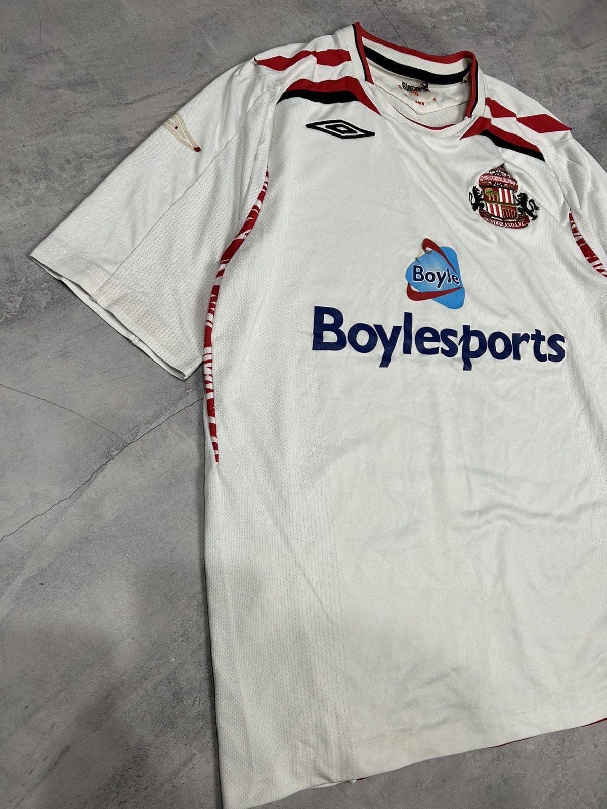 Umbro Sunderland 2007 2008 Home Shirt Football Soccer Jersey Mens Size US M / EU 48-50 / 2 - 3 Thumbnail