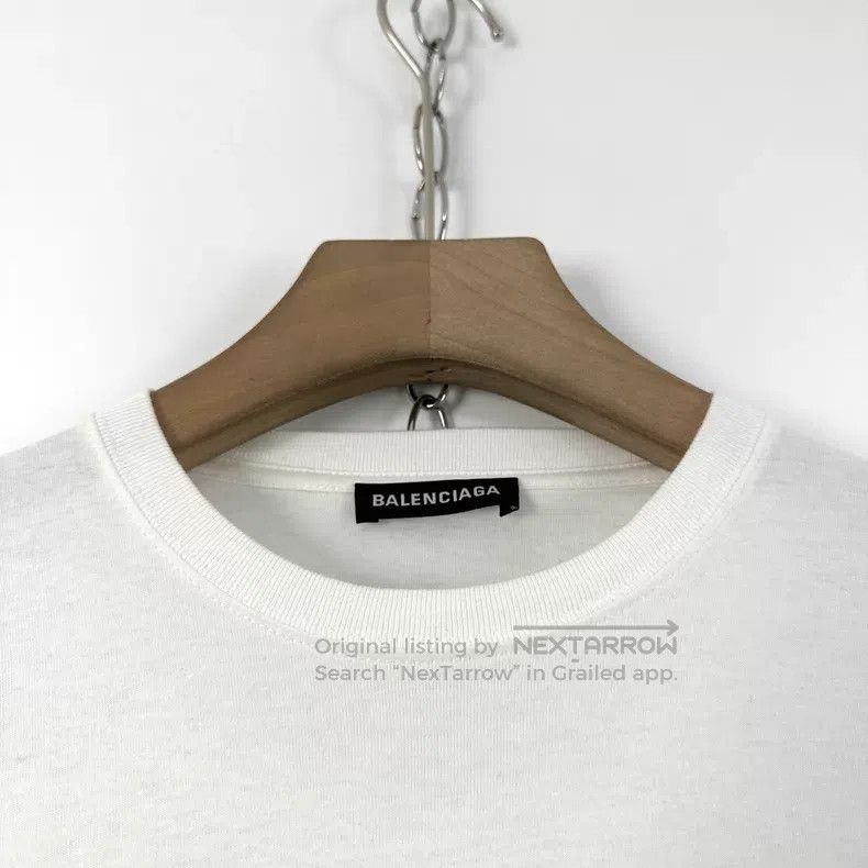 Balenciaga Balenciaga Classic Buckle Print Logo Short Sleeve T-Shirt Size US XS / EU 42 / 0 - 5 Thumbnail