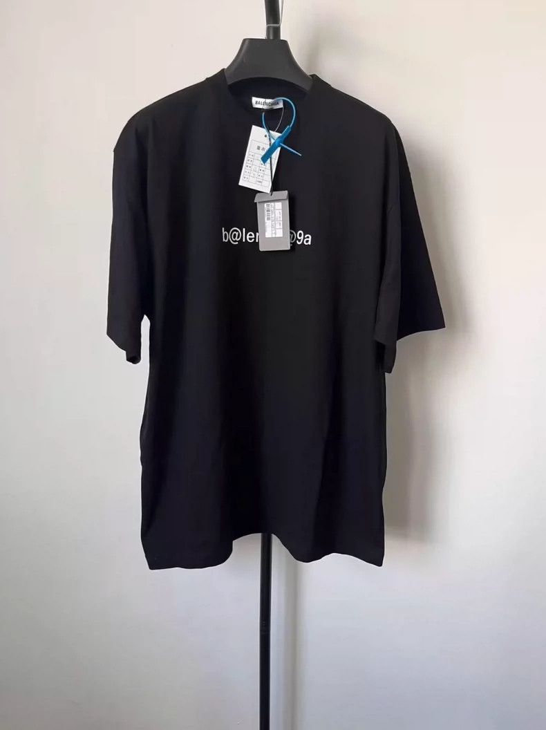 Balenciaga Logo Print Casual Short Sleeve Tee - dmc