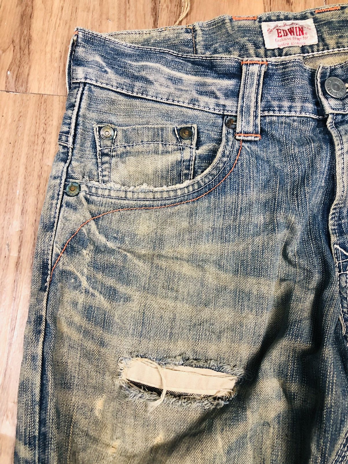 Edwin Edwin Distressed Jeans (21) Size US 30 / EU 46 - 5 Thumbnail