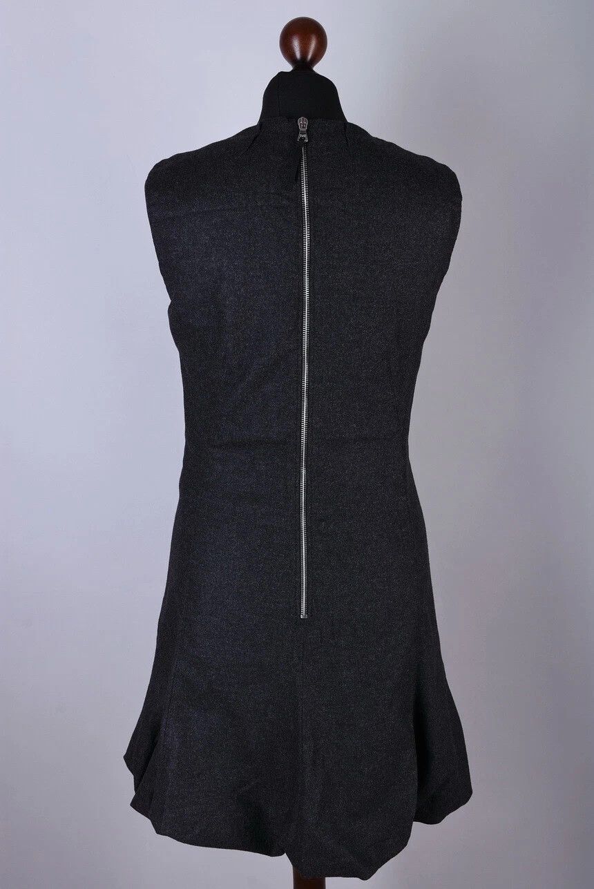 Dolce & Gabbana Women's D&G Dolce & Gabbana Wool Blend Dress Charcoal Size S / US 4 / IT 40 - 3 Thumbnail