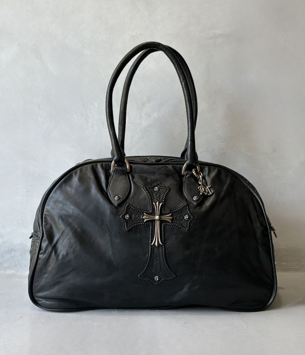 Chrome Hearts 90s Chrome Hearts - Cross Patch & Embellished 925 Bowler Bag Size ONE SIZE - 1 Thumbnail