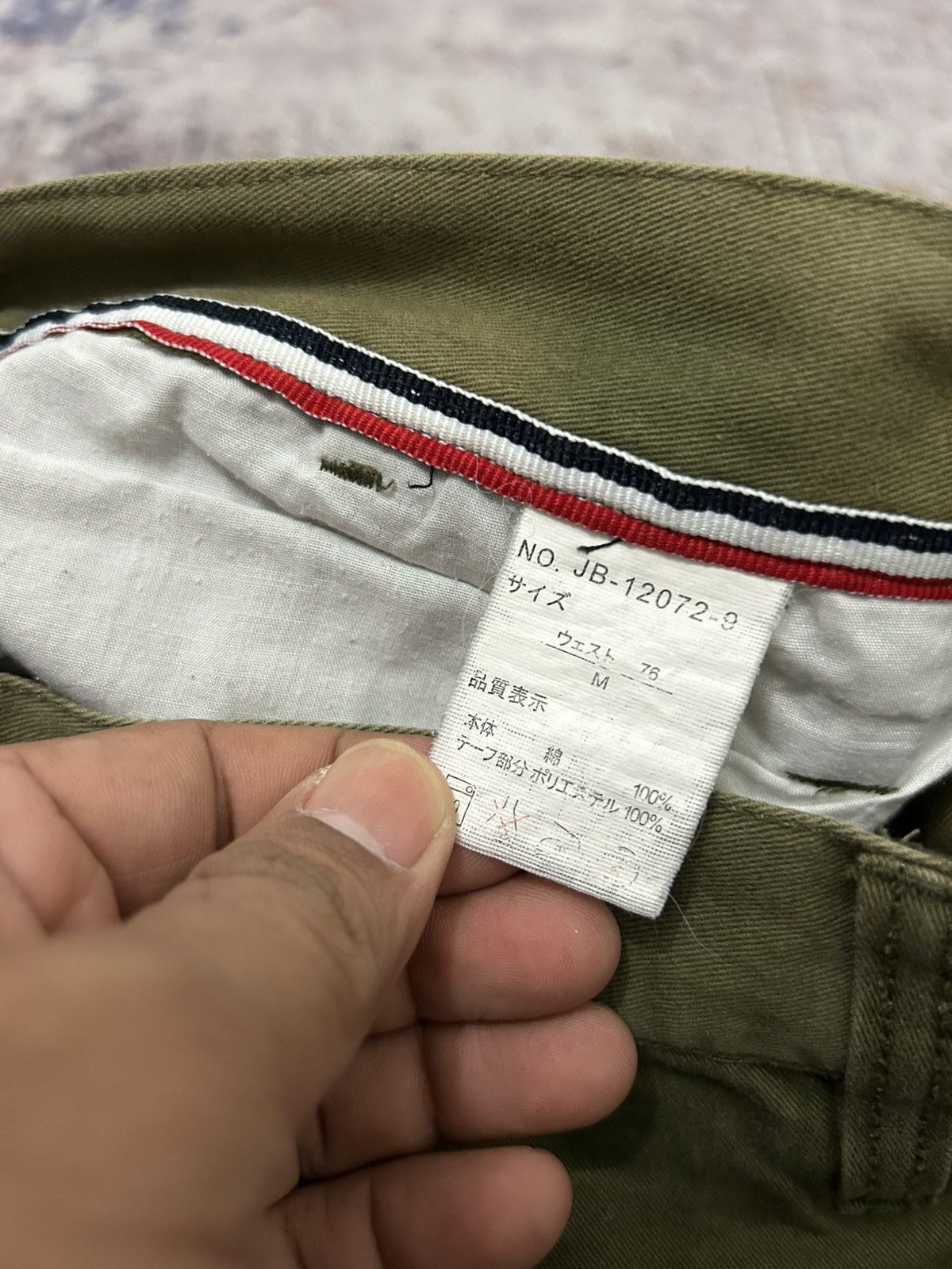 Tete Homme Vintage Sun Faded Tete Homme Issey Miyake Buckle Back Pants Size US 31 - 9 Thumbnail