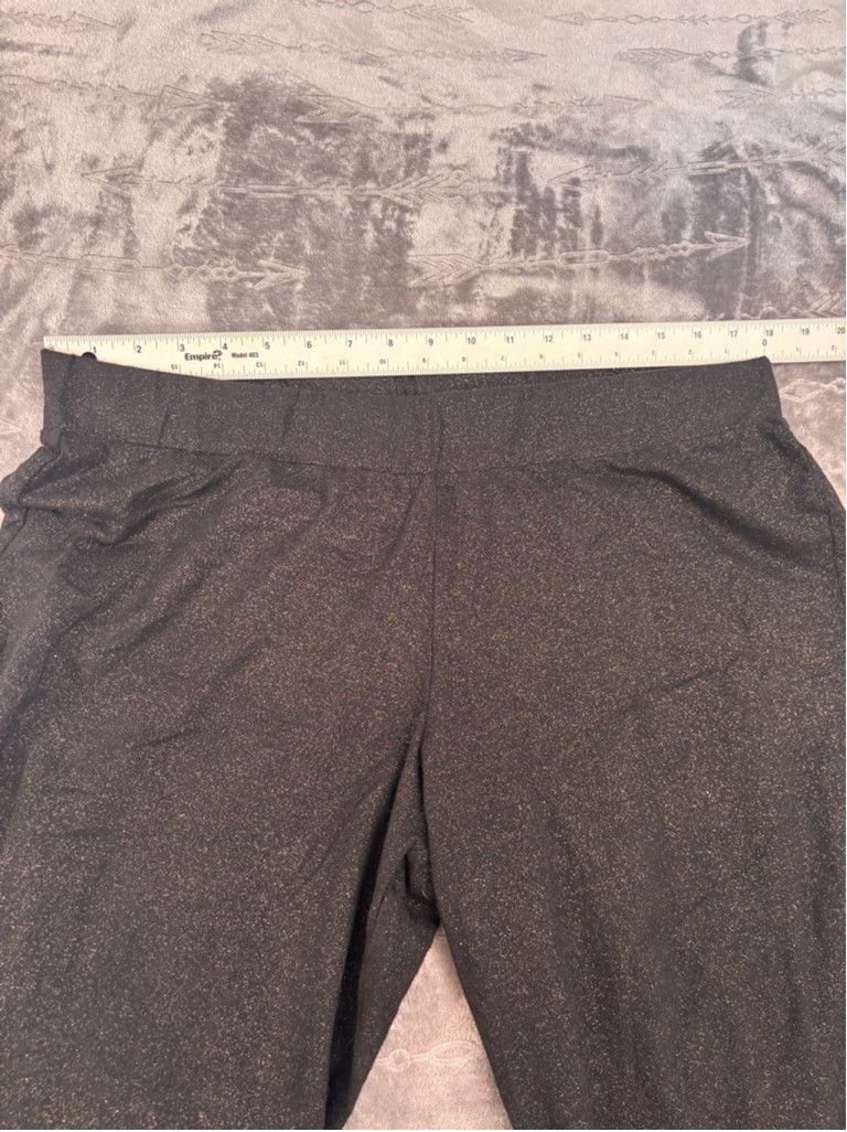 Torrid Women's Torrid Pants Size 3 Black and Gold Size 35" - 2 Thumbnail