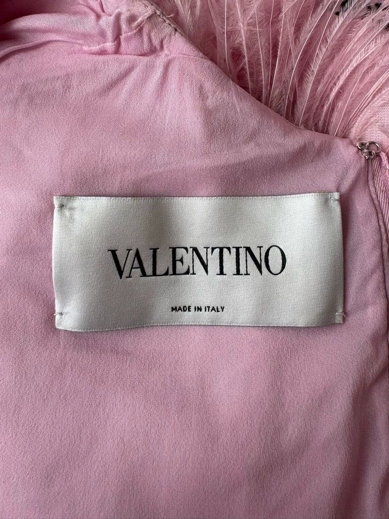 Valentino Valentino Cotton, wool, mixed mulberry silk, pink feathers Size M / US 6-8 / IT 42-44 - 8 Thumbnail