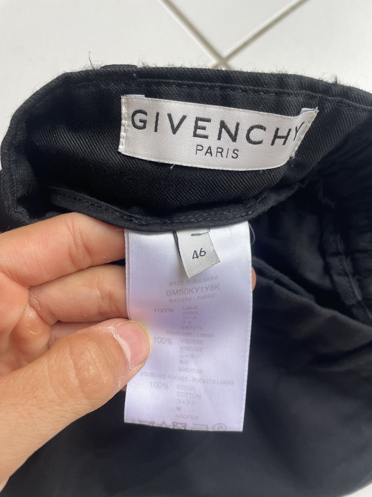 Givenchy Givenchy Lana Wool Technical Trousers Size US 30 / EU 46 - 6 Thumbnail