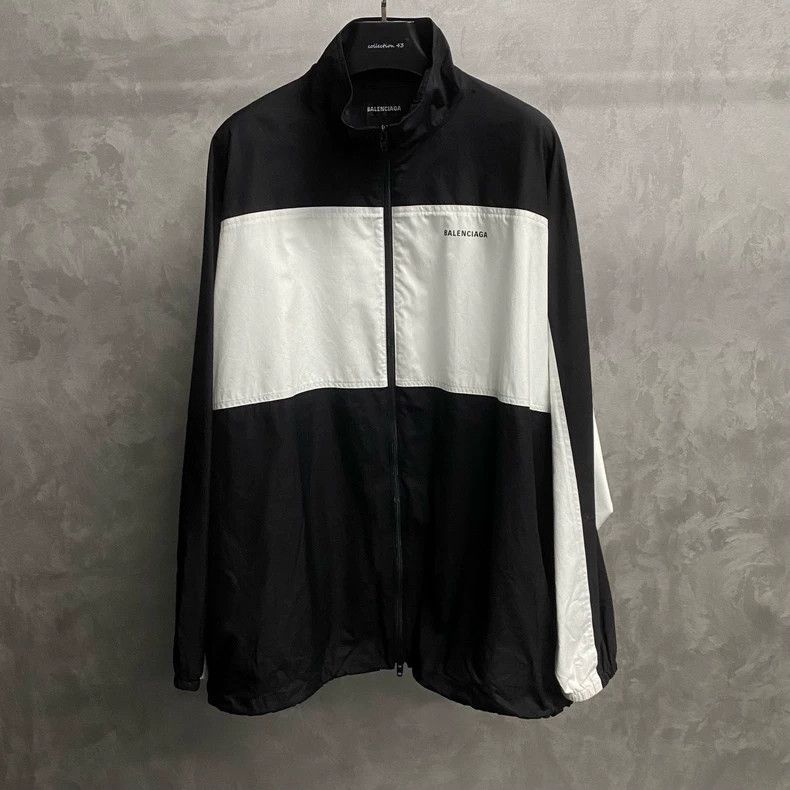 Balenciaga Balenciaga Black and white patchwork embroidered logo jack Size US M / EU 48-50 / 2 - 1 Thumbnail