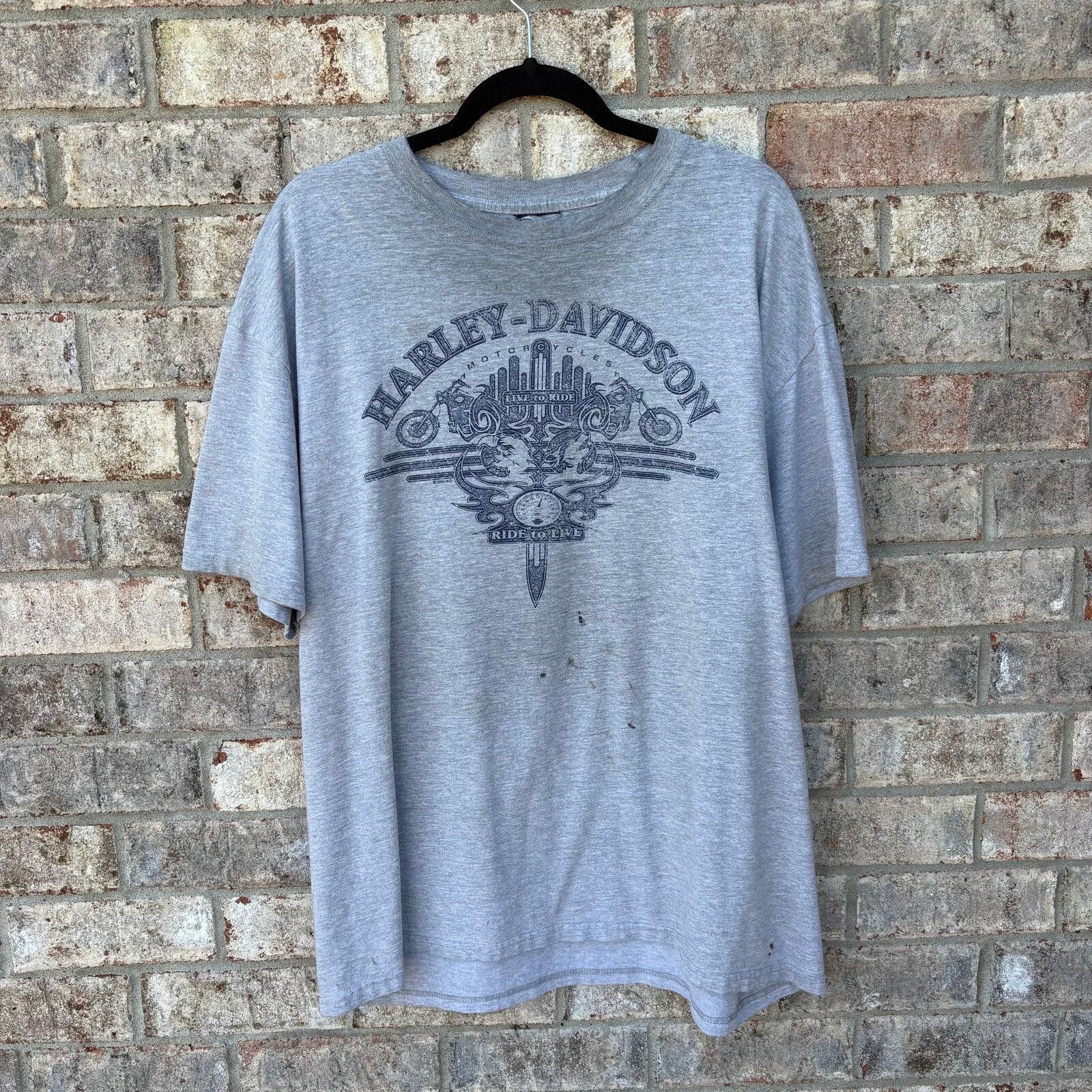 Harley Davidson Vintage Harley-Davidson faded T-shirt Size US L / EU 52-54 / 3 - 9 Thumbnail