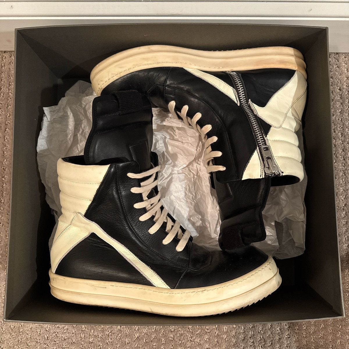 Rick Owens Rick Owens SS16 Cyclops Geobaskets Size US 10 / EU 43 - 3 Thumbnail