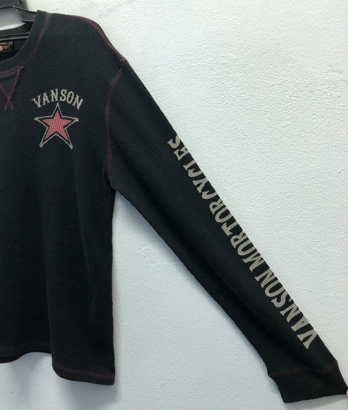 Vintage Vintage Vanson Motorcycles Speed-King Long Sleeve Knitwear Size US XL / EU 56 / 4 - 7 Thumbnail