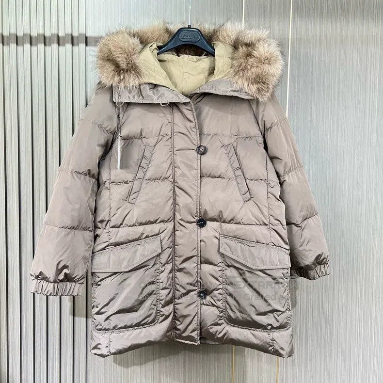 Max Mara Max Mara Goose Down Collar Puffer Jacket Size XXS / US 00 / IT 34 - 1 Thumbnail