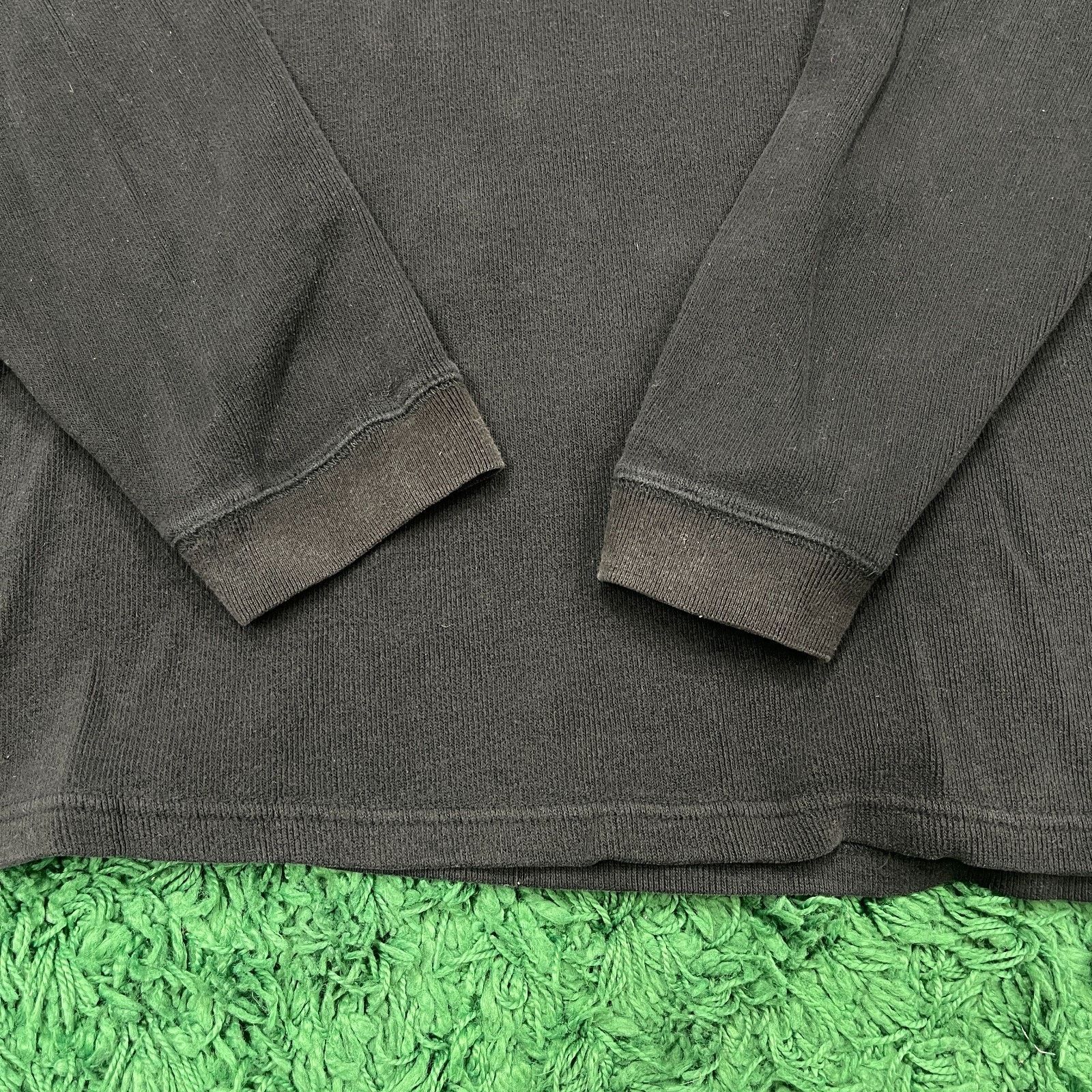 Club Room × Vintage Club Room V Neck Black Knit Sweater Pullover Size XL B10 Size US XL / EU 56 / 4 - 3 Thumbnail