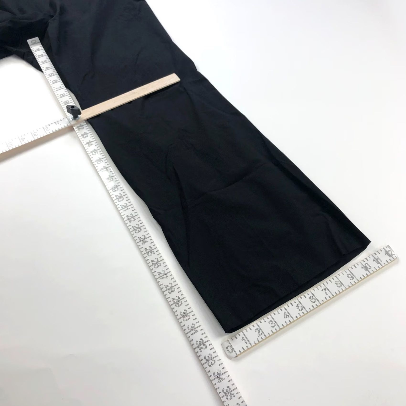Ann Taylor Ann Taylor Pants Black Rayon High Rise Wide Leg Flare 14 36W 32L Modern Dress Pants Womens Size 36" / US 14 / IT 50 - 4 Thumbnail
