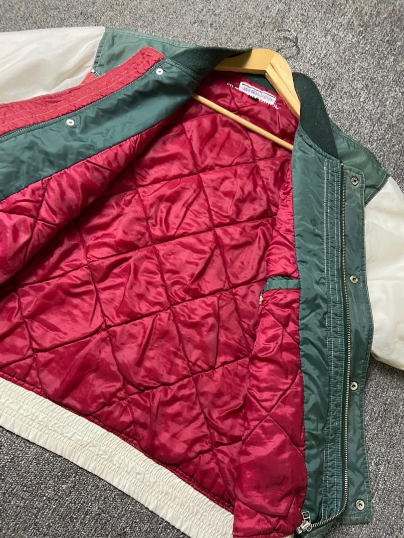 Japanese Brand Agress Sports Brand Color Block Bomber Style Jacket (183) Size US M / EU 48-50 / 2 - 5 Thumbnail