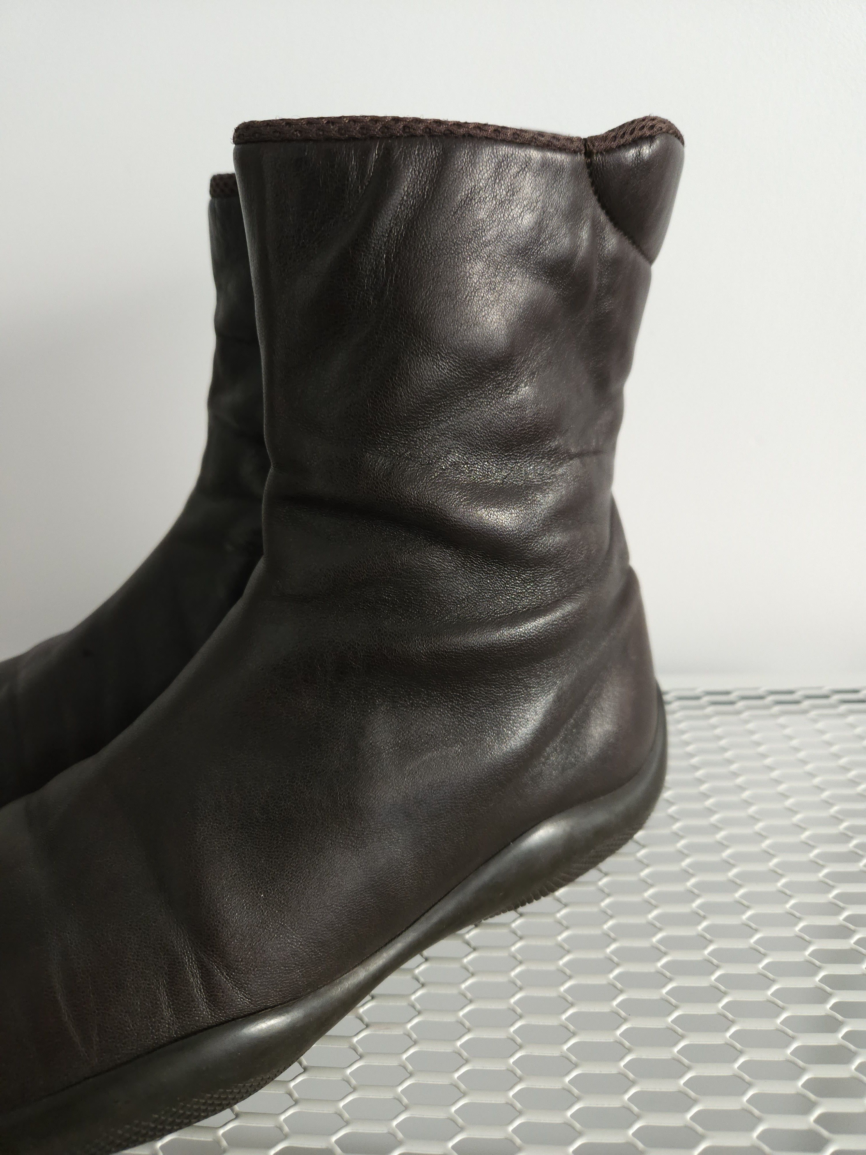 Prada Archive Prada sport red tab leather side zip ankle boots Size US 6.5 / IT 36.5 - 14 Thumbnail