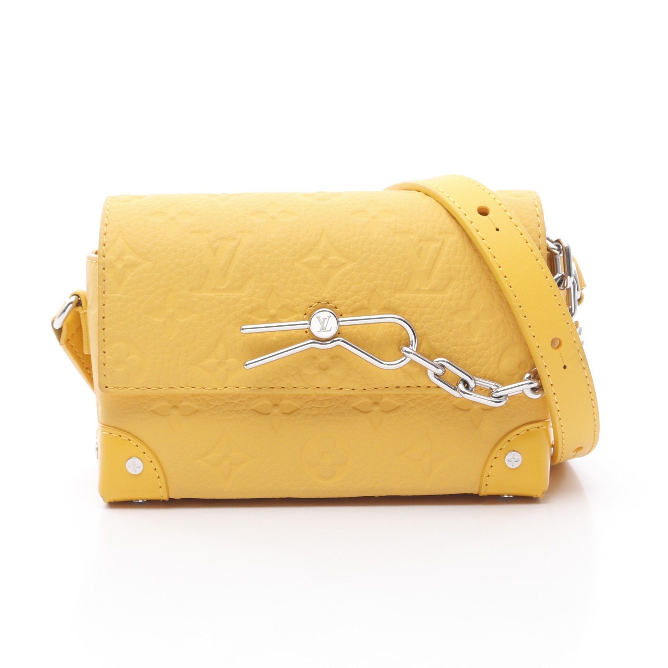 Louis Vuitton Louis Vuitton Steamer Wearable Wallet Monogram Taurillon Jaune Mat Shoulder Bag Leather Orange Yellow Size ONE SIZE - 1 Thumbnail
