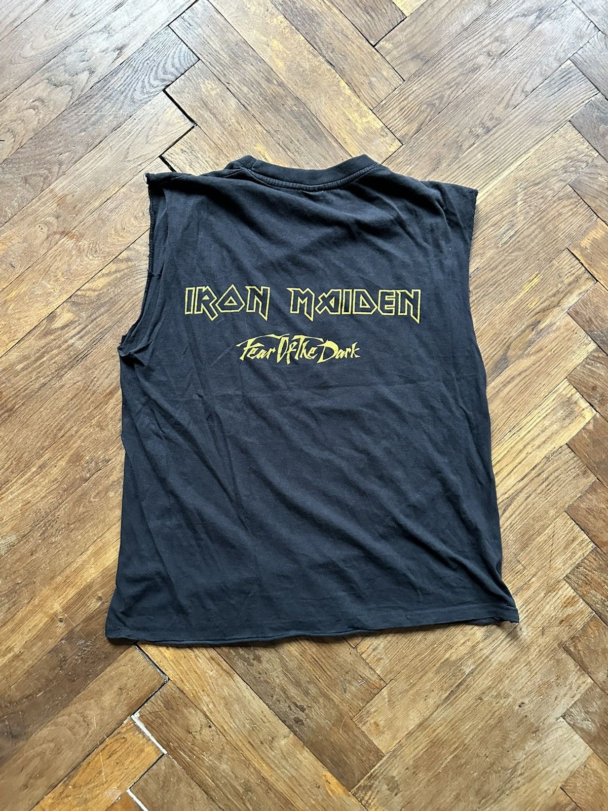 Iron Maiden Vintage 1992 Iron Maiden Fear Of The Dark tee Size US L / EU 52-54 / 3 - 3 Thumbnail
