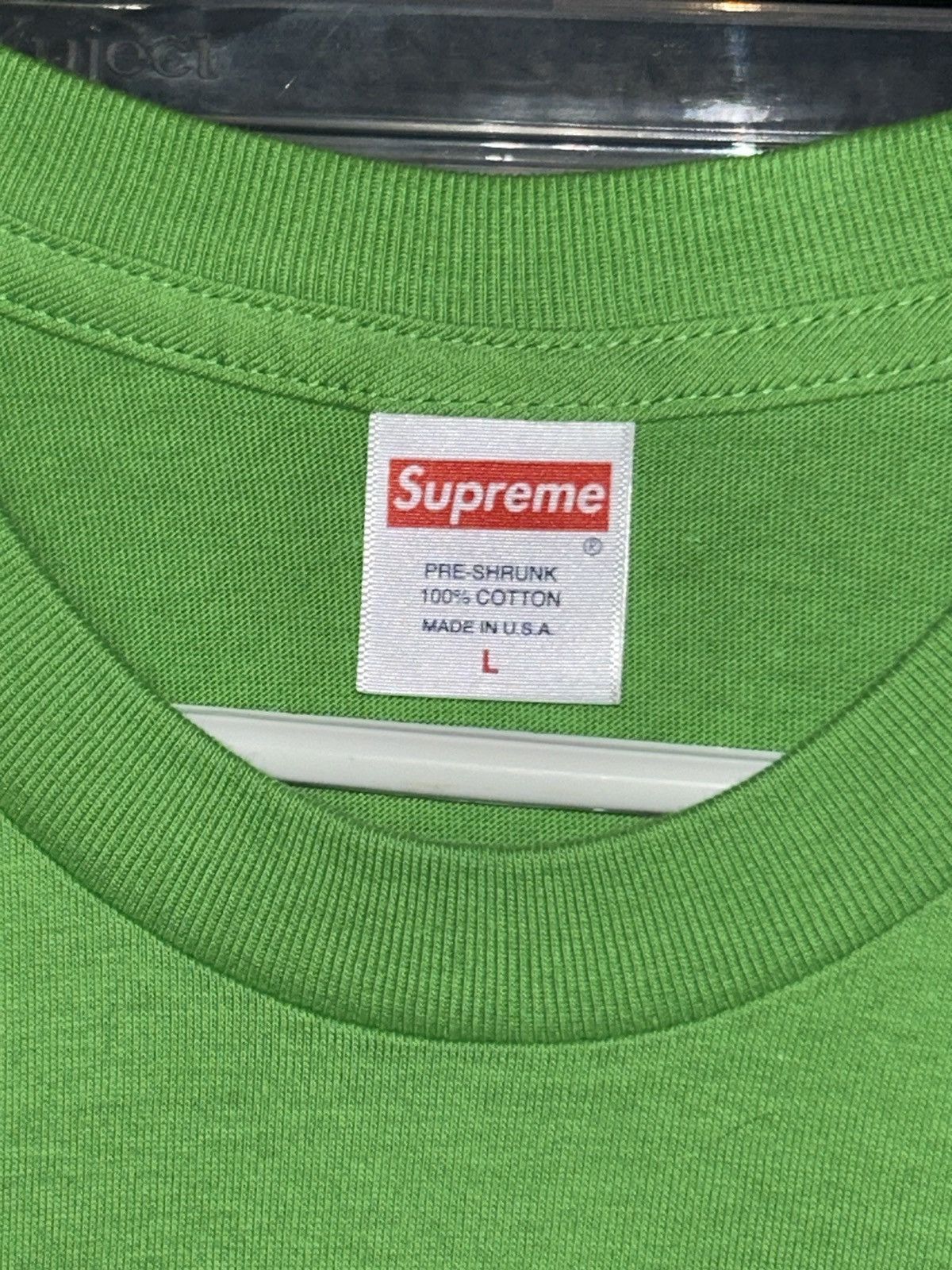 Supreme Supreme Men's Green Blank Tee Shirt Size Large NEW Size US L / EU 52-54 / 3 - 3 Thumbnail