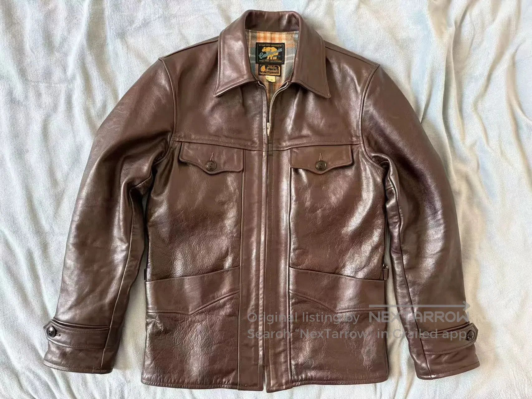 Rainbow Country Rare Vintage Bear Leather Jacket. Size US M / EU 48-50 / 2 - 1 Thumbnail