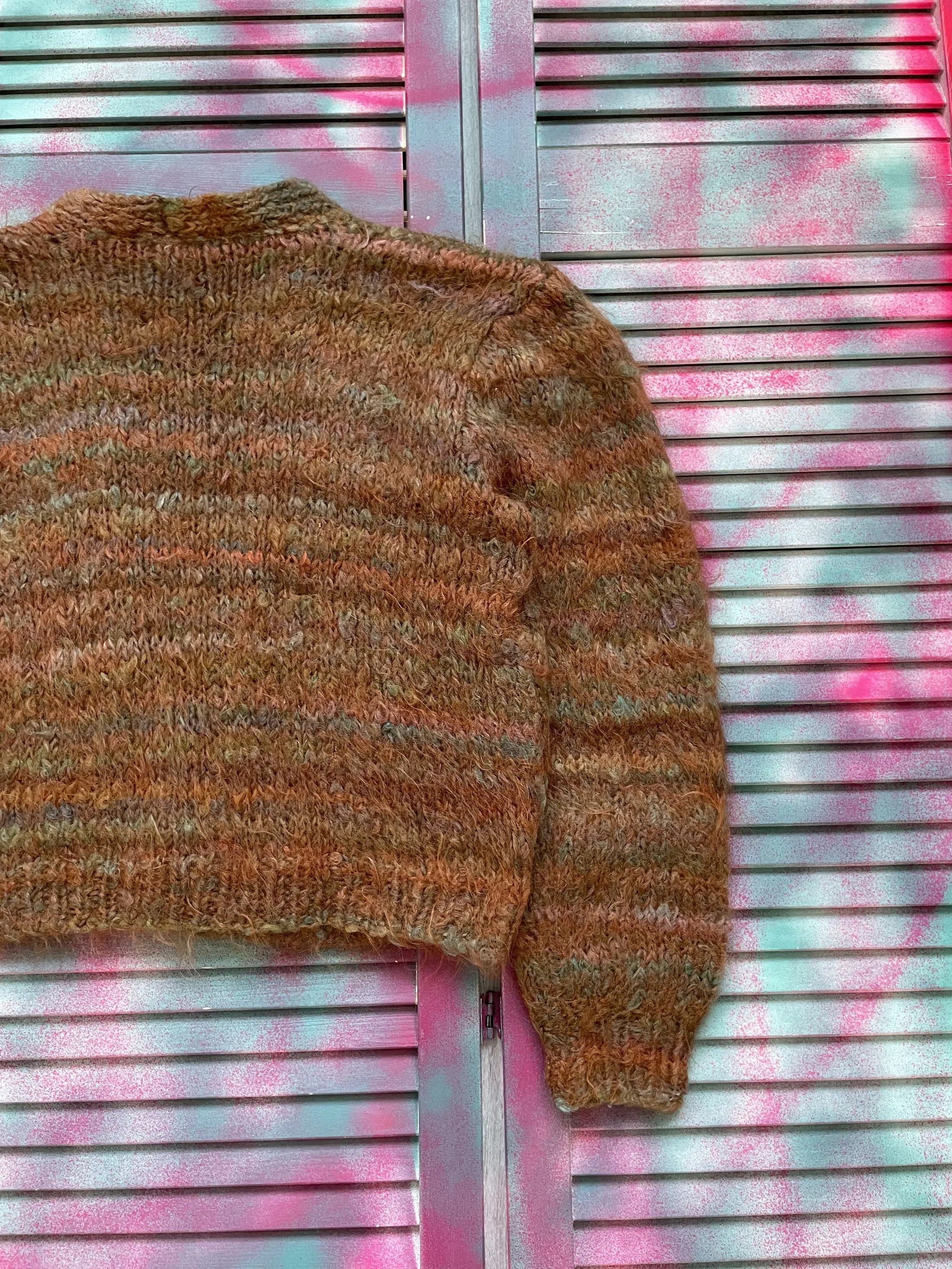 If Six Was Nine Vintage 90s Wool Fuzzy Cardigan Retro Style Size US XS / EU 42 / 0 - 3 Thumbnail