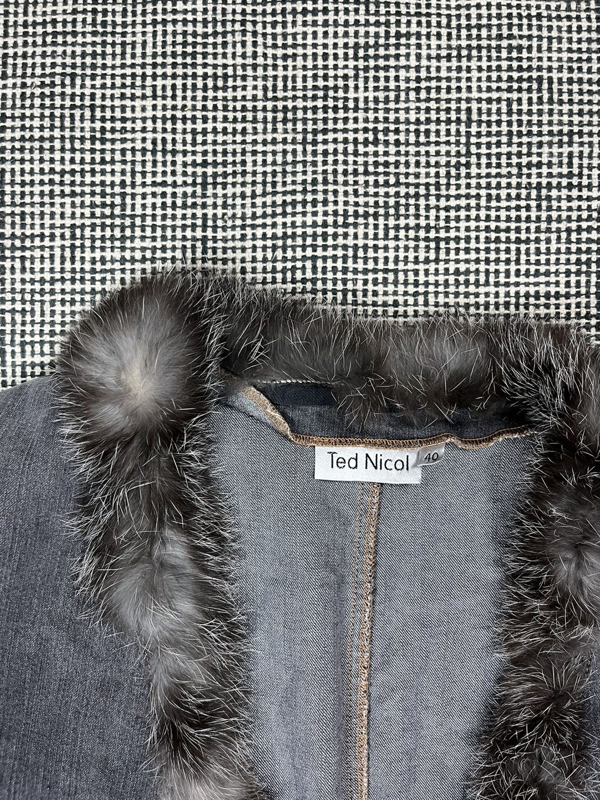 Hysteric Glamour × If Six Was Nine cropped faux fur lined denim jacket avant garde Japanese Size M / US 6-8 / IT 42-44 - 5 Thumbnail