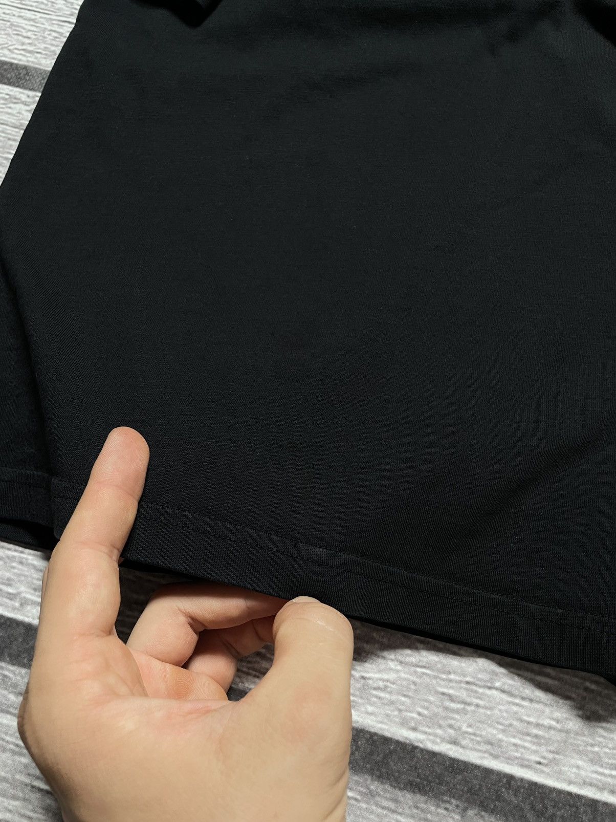Acne Studios Acne Studios Neck Logo Black T-shirt tee Size US M / EU 48-50 / 2 - 3 Thumbnail