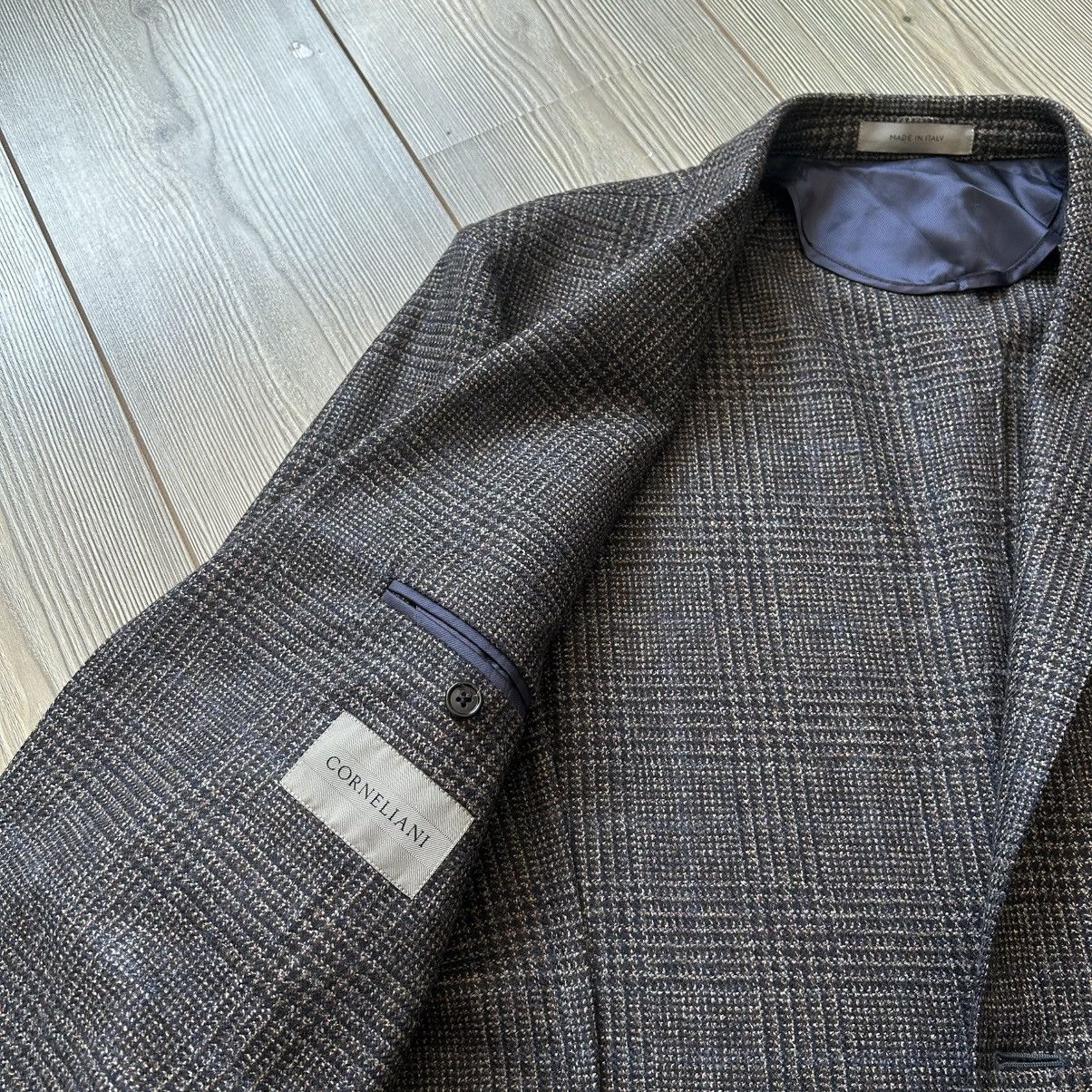 Corneliani Corneliani Gate Sport Coat 54R Check Wool – Model XY7390 Size US L / EU 52-54 / 3 - 15 Thumbnail