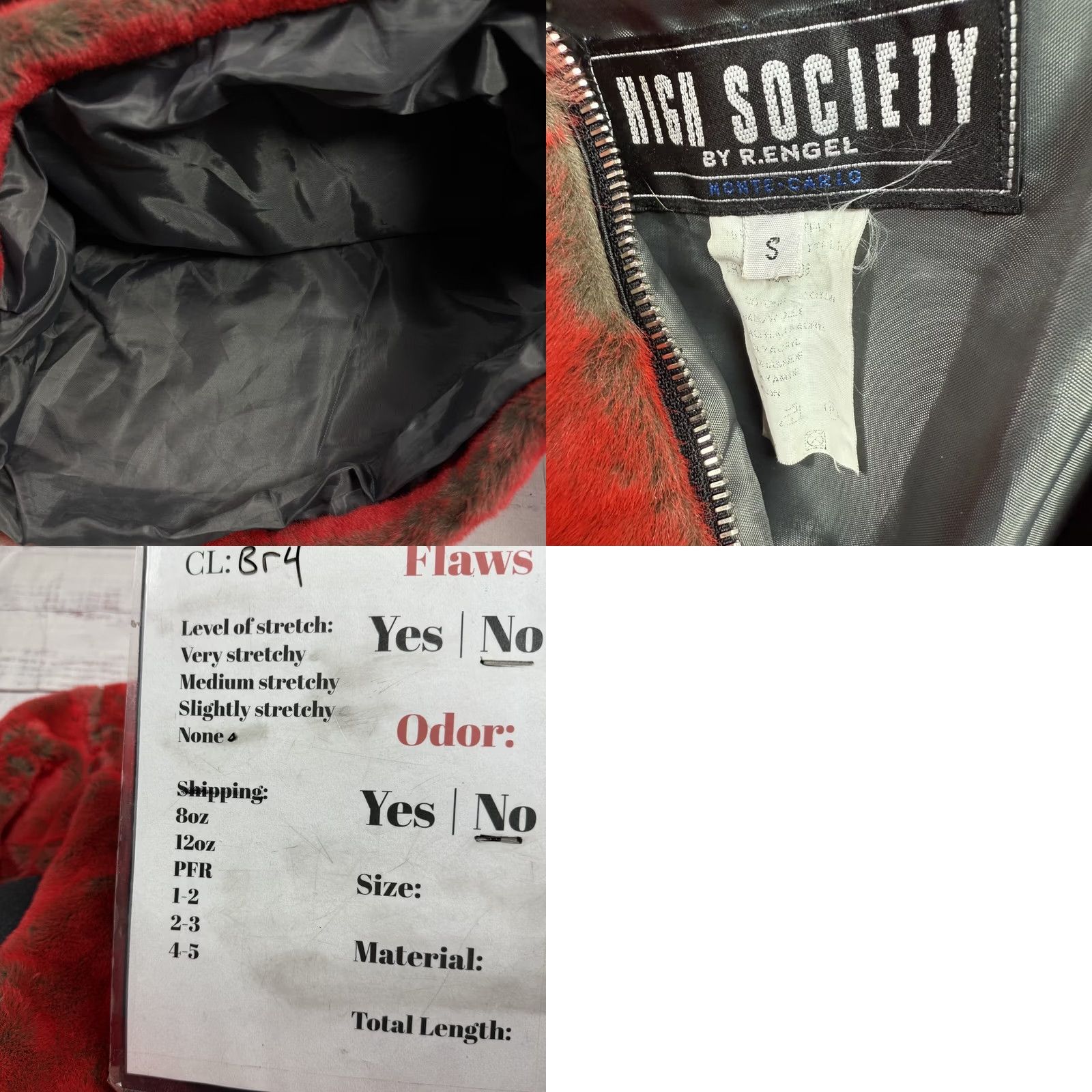 Vintage High Society by R.Engel Jacket Red Fleece Pullover Soft Plush Fuzzy Cozy Sz S Size S / US 4 / IT 40 - 8 Thumbnail