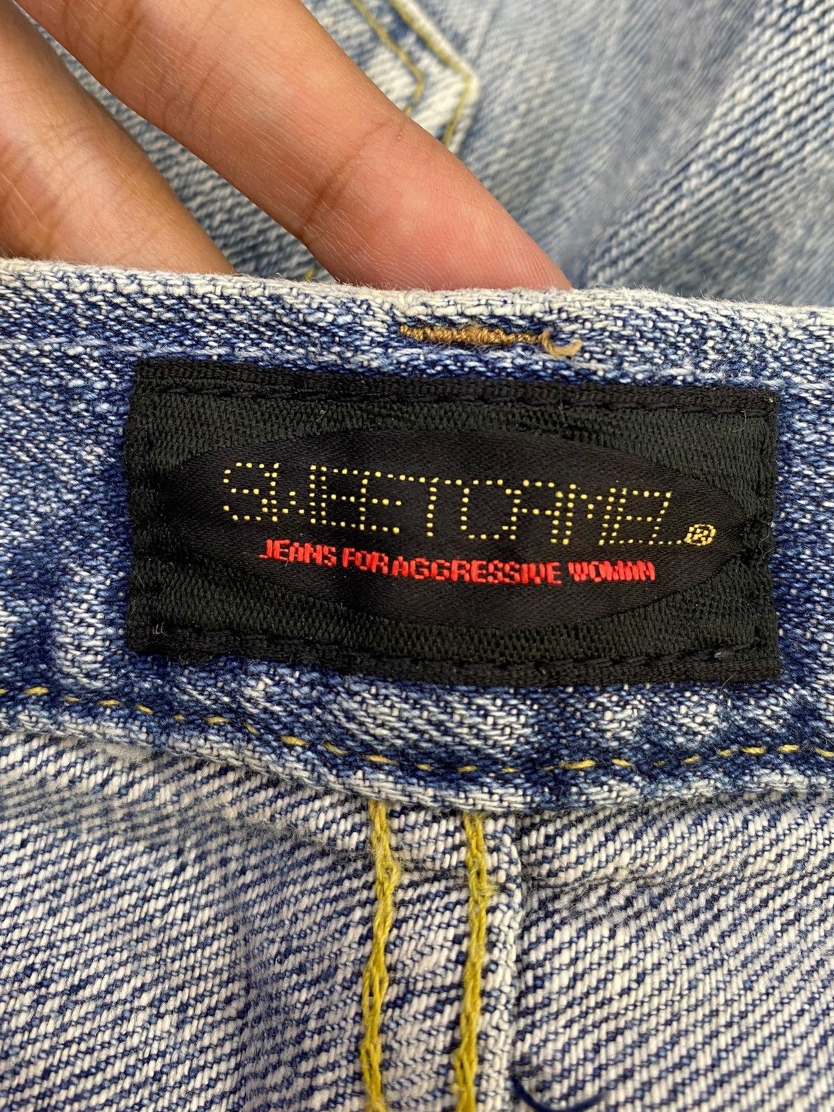 Other Sweet Camel Faded Light Wash Style Flare Jeans Size US 30 / EU 46 - 10 Thumbnail