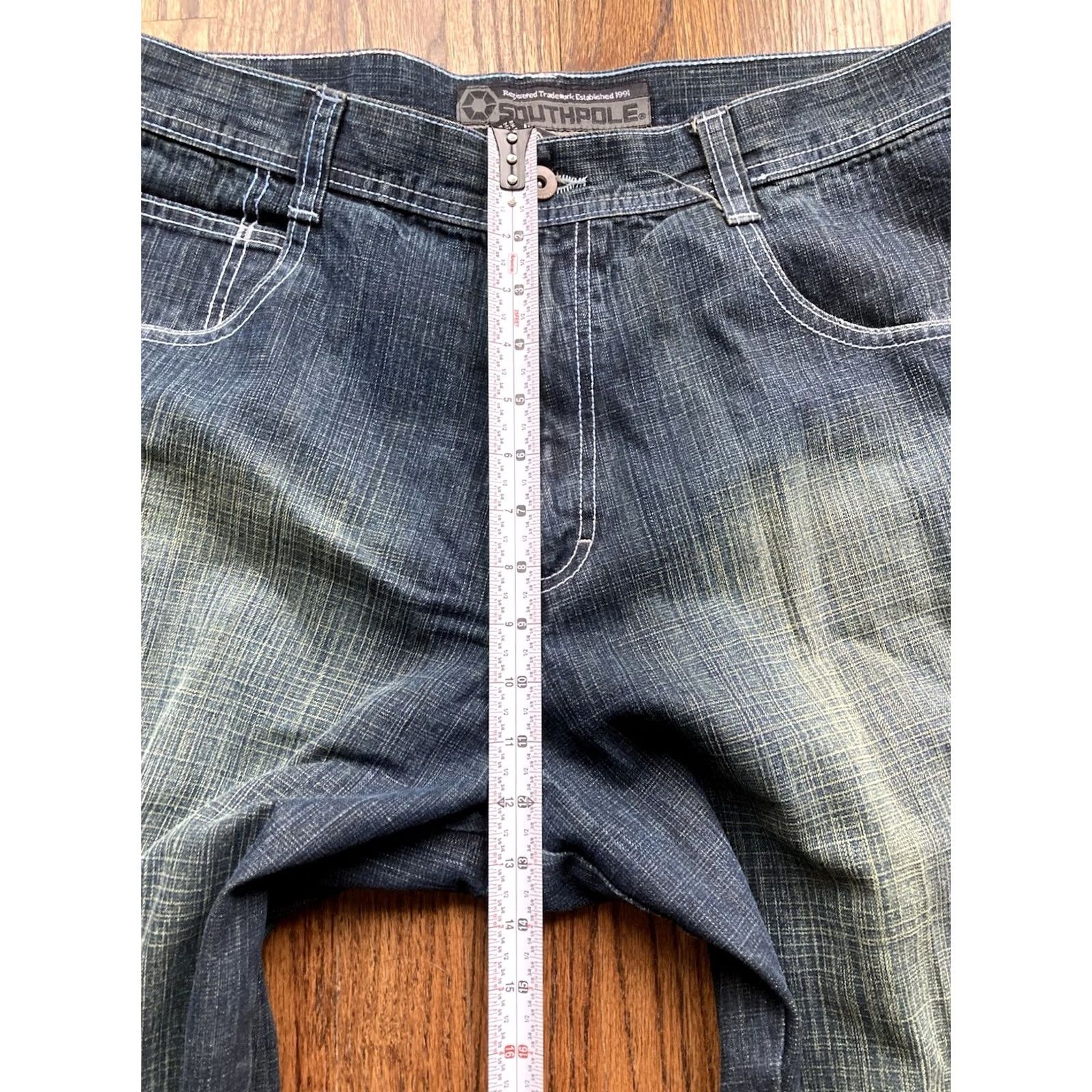 Southpole VINTAGE Southpole Jeans Mens 36x31 Blue Denim Baggy 4180 Skater Y2K Hip Hop 90s Grunge Street Mens Jeans Size US 36 / EU 52 - 5 Thumbnail